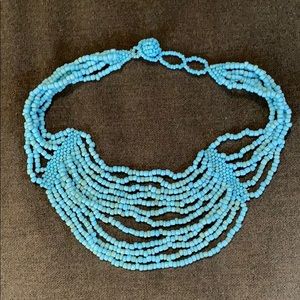 Turquoise like Stone Necklace. Beautiful!